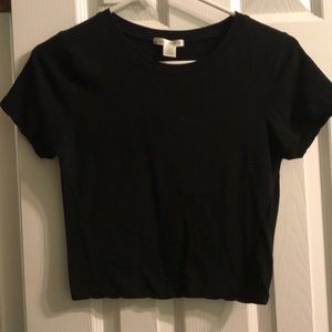 Black Crop Top